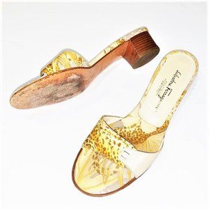 SALVATORE FERRAGAMO Jungle Leopard Mules